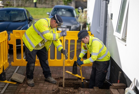 Gas roadworks